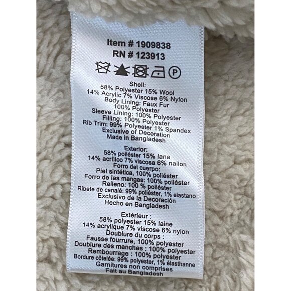 NWT Jachs New York Mens Aztec Sherpa-Lined Snap Button Jacket XL - Picture 15 of 16